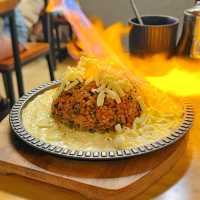 【OPPA Coffee Bar Restaurant - 超長拉絲🔥必點熔岩芝士炒飯】