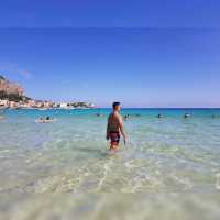 Pristine Water of Mondello Beach