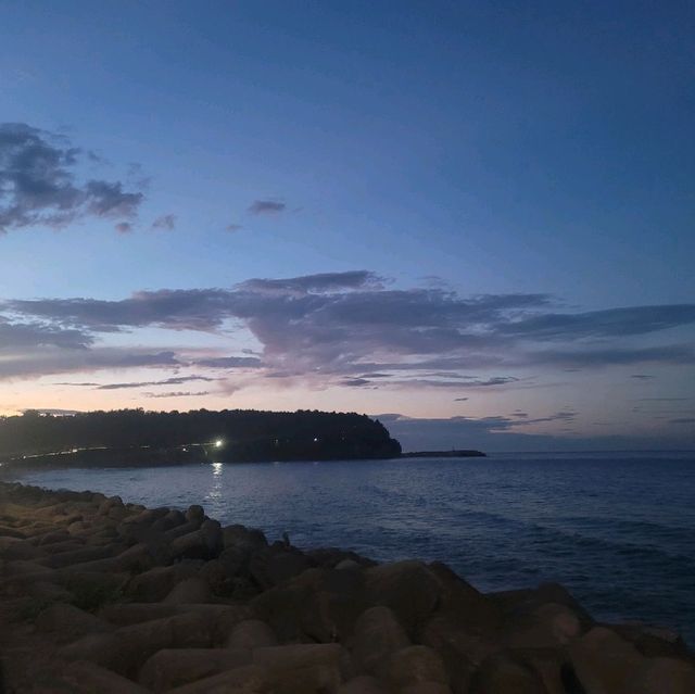 낮보다 아름다운 밤 강원도 동해시 한섬해변