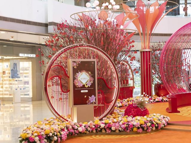 ifc商場呈獻「彩蝶錦簇庭園」新春裝置