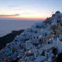 Sunset in Oia, Santorini