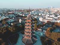 Suzhou From Above. Panmen Scenic Area.