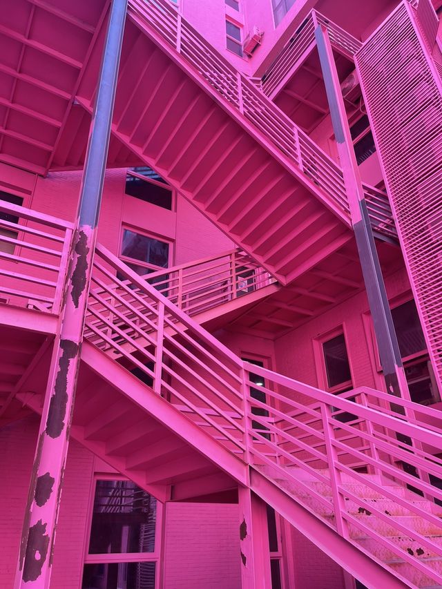 Pink building in Beijing 🌸🌸🌸🌸🌸