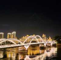 Minjiang River night tour Taijiang tourist