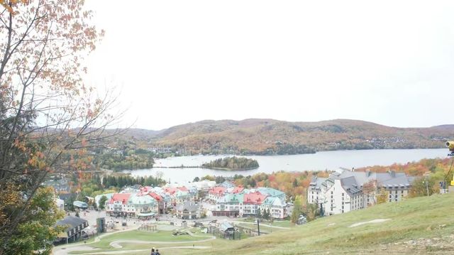 Canadian vacation ski resort - Mont-Tremblant in Quebec