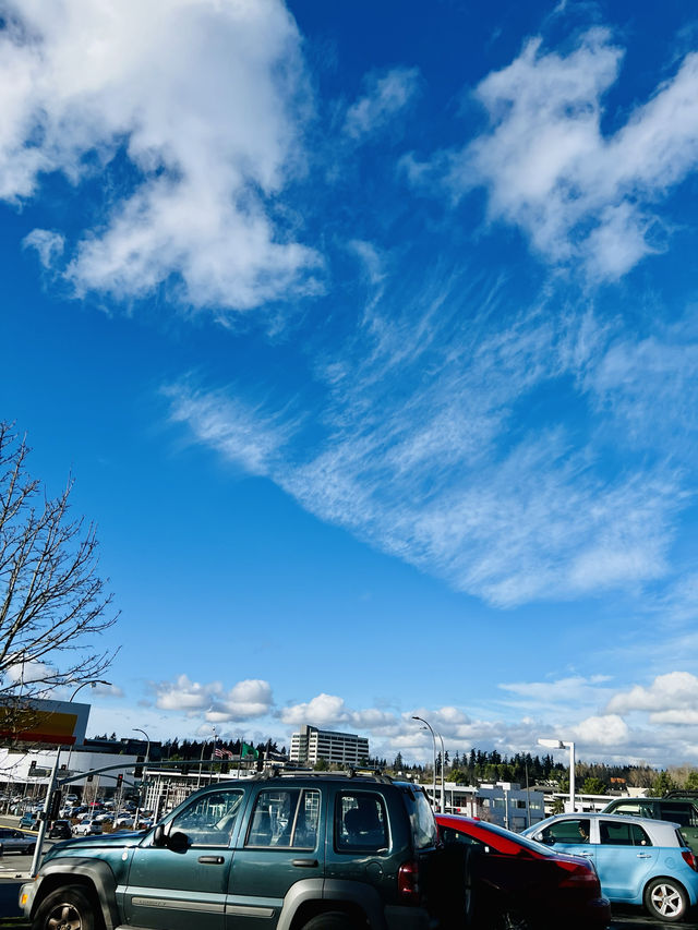 Seattle, USA has the most beautiful clouds in the world.