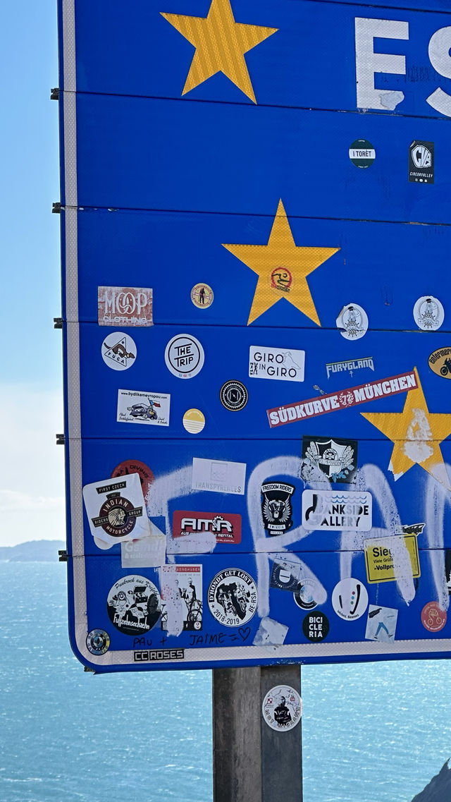 Borderline between Spain and France.