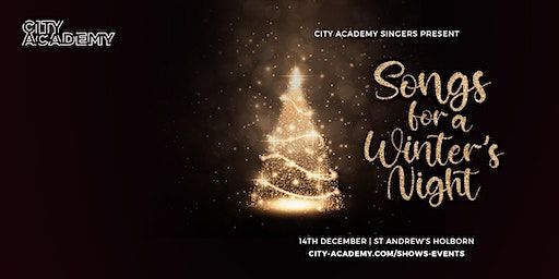 City Academy Singers Choir | Songs for a Winter's Night | St Andrew Holborn