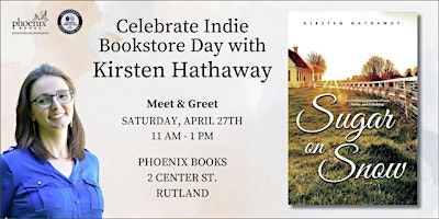 Meet Kirsten Hathaway author of Sugar on Snow | Phoenix Books Rutland