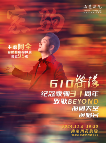 紀念家駒31週年—致敬BEYOND·海闊天空演唱會｜音樂會 | 南京雨花劇院