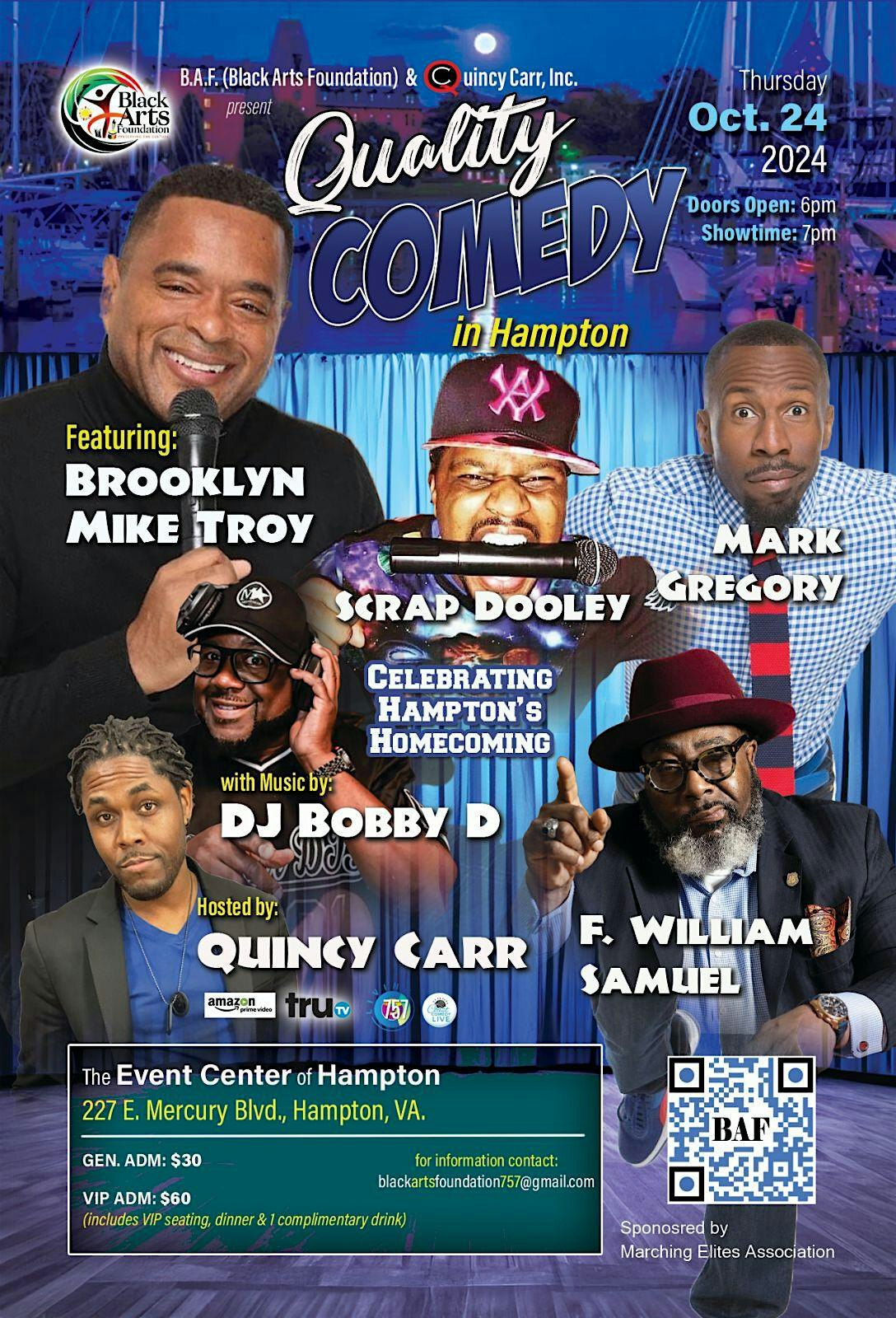 Quality Comedy in Hampton (HU HOMECOMING WEEK) | 227 E Mercury Blvd