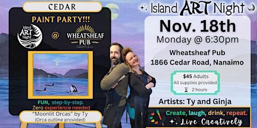 Paint Party with Ty and Ginja at The Wheaty! Join us for a fun and creative night out. | Wheatsheaf Pub & Liquor Store