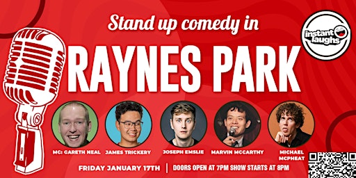 Stand up comedy in Raynes Park | The pavilion