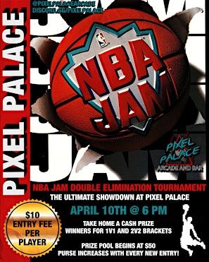 NBA JAM: Double Elimination Tournament @ Pixel Palace Arcade and Bar | Pixel Palace Arcade & Bar