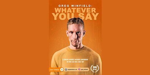 Greg Winfield Southampton Comedy Tour | The Attic Southampton
