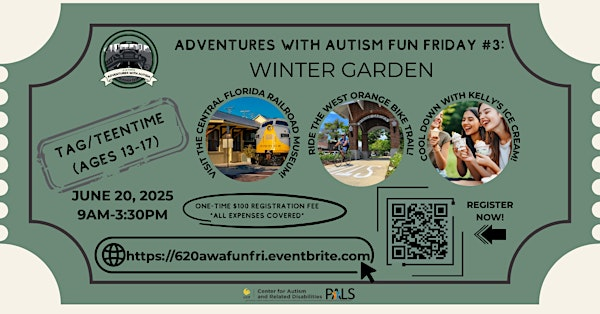 PALS: AwA  Fun Friday @ Winter Garden(Ages 13-17) | West Orange Trail Bikes and Blades