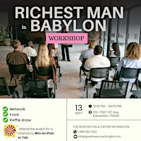 Leadership Workshop - Richest Man in Babylon | 17507 107 Ave NW suite 201