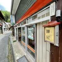 【四万温泉】レトロな温泉街落合通り