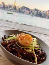 可以睇到維港海景嘅韓國菜