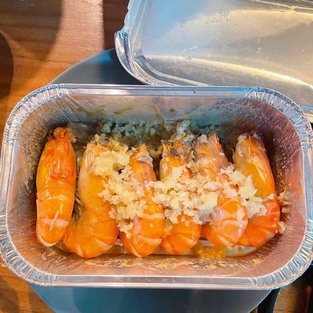生猛流水蝦任食海鮮燒烤
