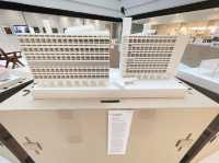 Architecture art models exhibition