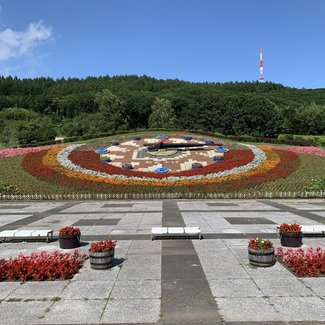 巨大花時計ハナック🌺と十勝川モール温泉♨️