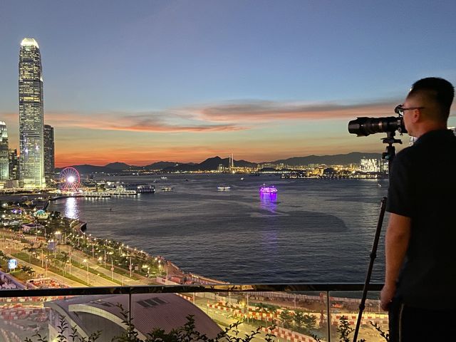 Grand Hyatt 海景露台及日式大浴池靜沁房間