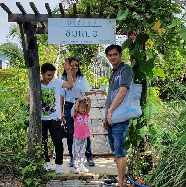 🏝ทานข้าว🥧ขนมเค้ก🍰 เครื่องดื่ม☕บรรยากาศร่องสวน