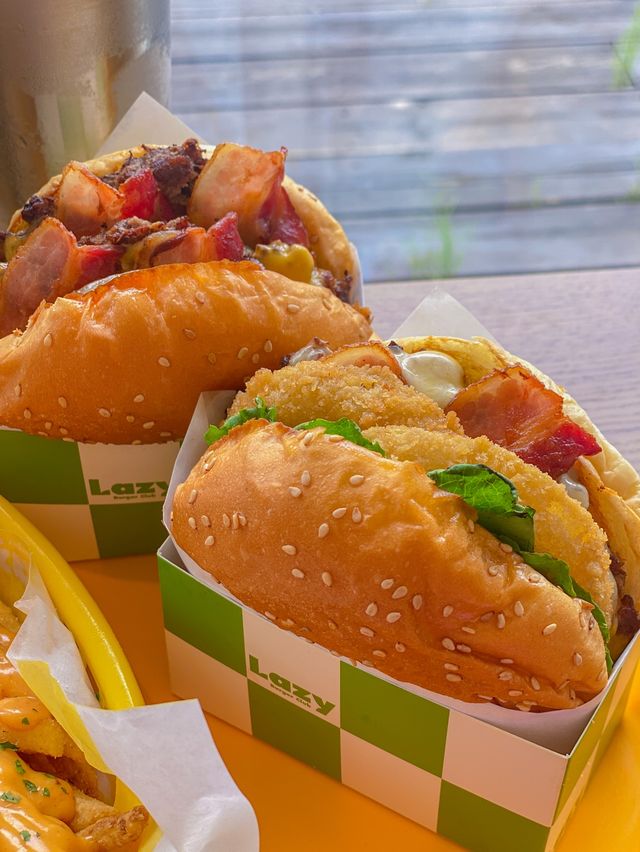 미국으로 가는 맛✈️ 수제버거 맛집 레이지버거클럽