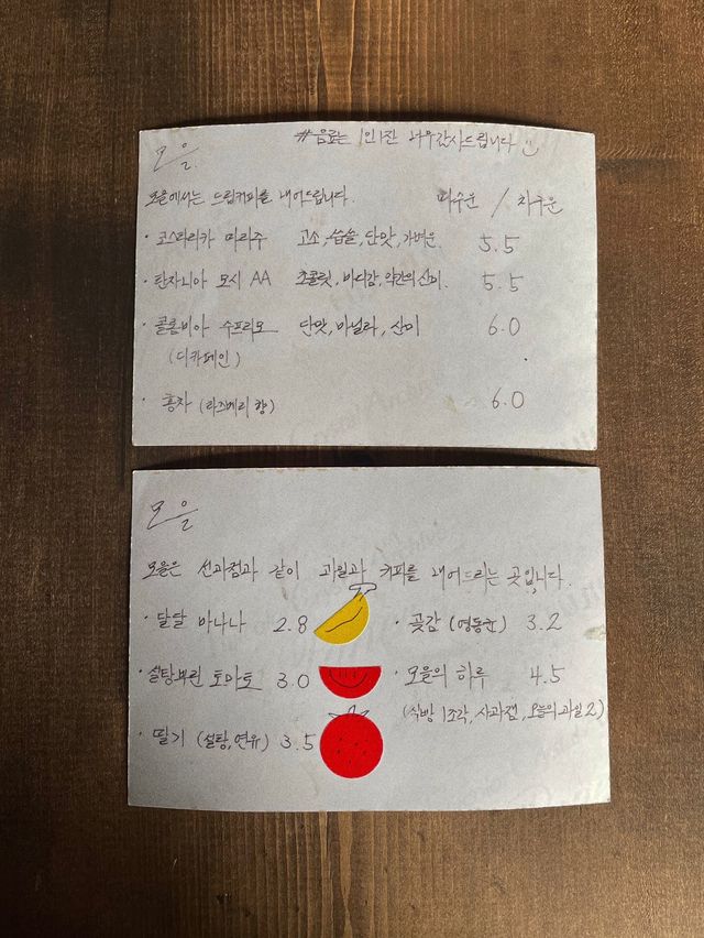 망원동 카페, 모을