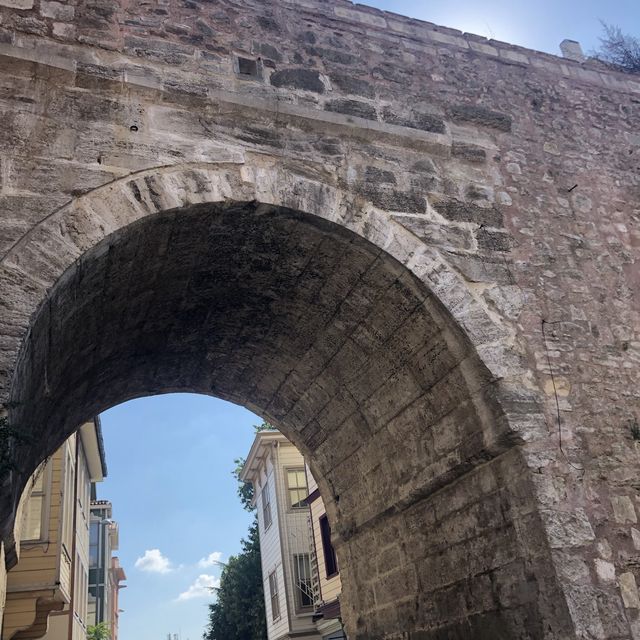 The Ancient Aqueduct in Istanbul 