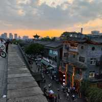 The greatest wall, from every angle, Xi'an.