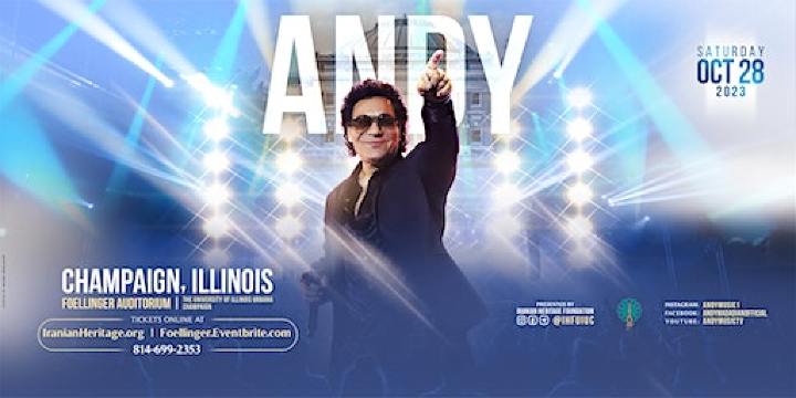 Andy Concert at Champaign, Illinois | Foellinger Auditorium