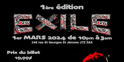 Exile (18+) | 348 Rue Saint-Georges, Saint-Jérôme, QC, Canada