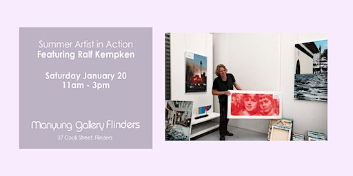Ralf Kempken- Artist in Action! | Manyung Gallery Flinders