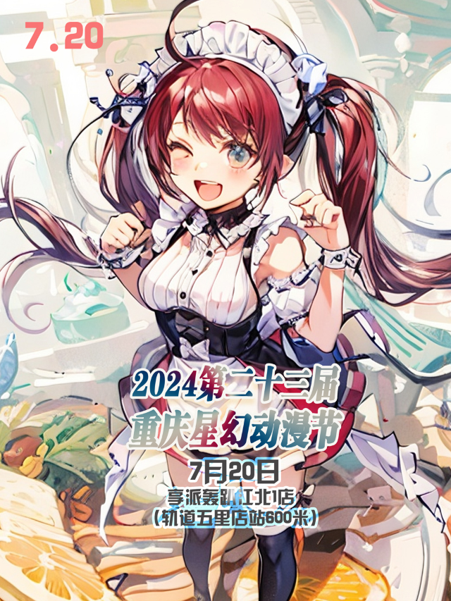 2024第二十三屆重慶星幻動漫節【重慶漫展】｜展覽休閒 | 北濱二路星耀天地享派轟趴館