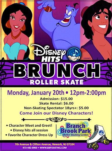 Disney Takeover Skate | Branch Brook Park Roller Skating Center