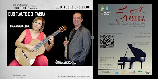 L.A. CLASSICA Festival 2025: “Duo Flauto e Chitarra | Circolo Cittadino Sante Palumbo