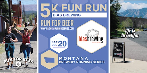5k Beer Run x Bias Brewing | 2024 Montana Brewery Running Series | Bias Brewing