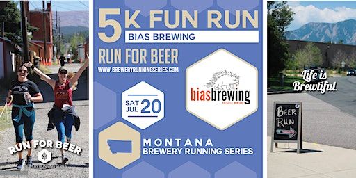 5k Beer Run x Bias Brewing | 2024 Montana Brewery Running Series | Bias Brewing