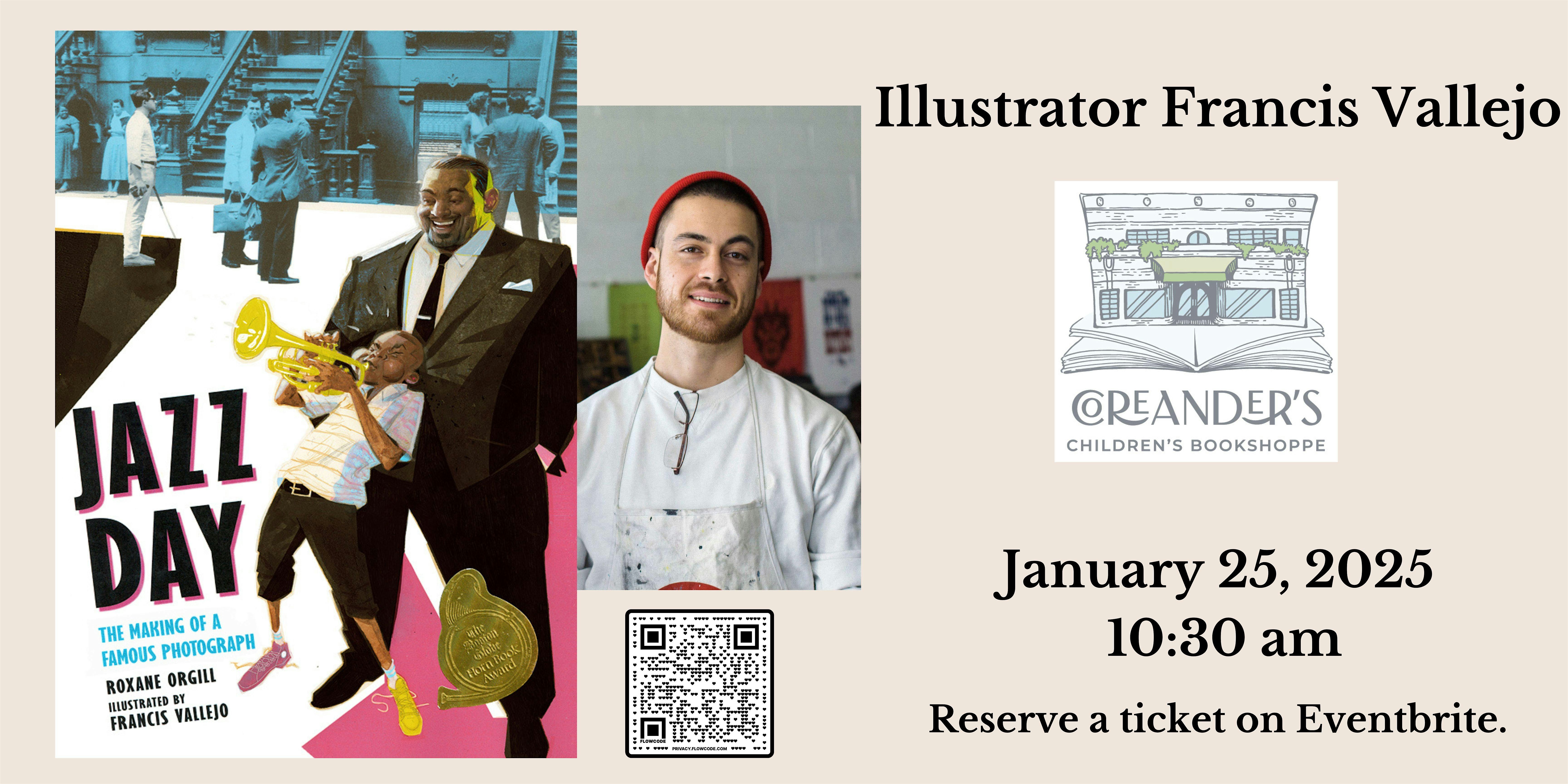 Illustrator Francis Vallejo | Coreander's Children's Bookshoppe