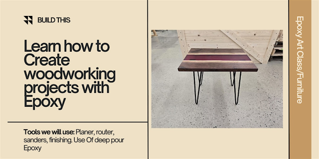 EPOXY RIVER END TABLE | Rockler Woodworking and Hardware - Tukwila