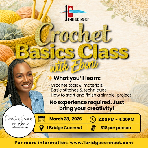Crochet Basics Class | 25 E Beaver St