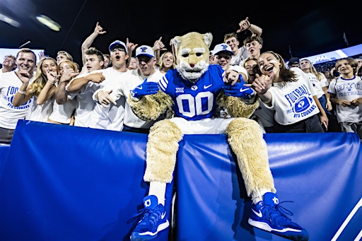 In Seat Visit from Cosmo (Cincinnati) | LaVell Edwards Stadium (LES)