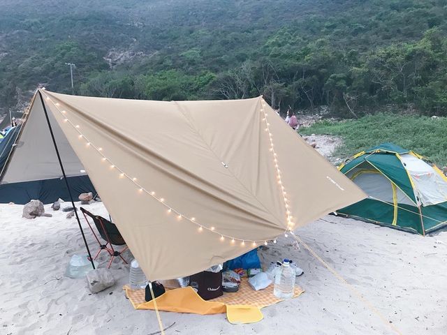 白腊灣露營上 