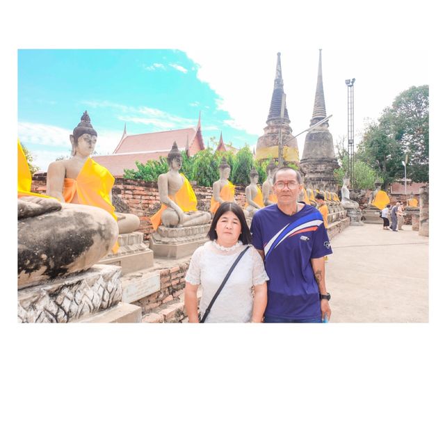 ปู่ย่าพาไหว้พระ ณ วัดใหญ่ชัยมงคล อยุธยา