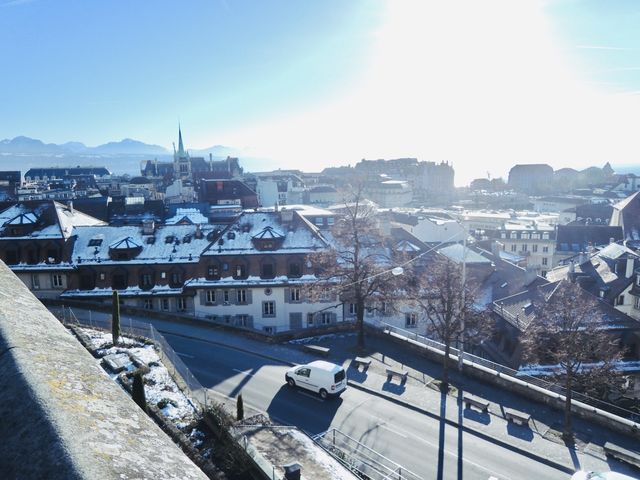 遠眺歐洲第一高峰 Montblanc 白朗峰