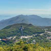 大嶼山彌勒山｜香港第8高｜遠眺赤鱲角機場、鳳凰山、天壇大佛 