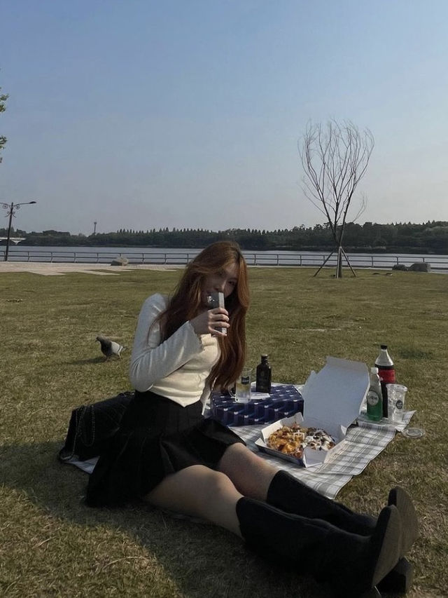 [호수공원] 꽃구경하고 피크닉즐기기 🌼
