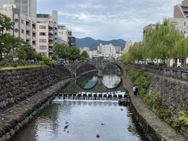 長崎で観光といえば…の一つ。『眼鏡橋』